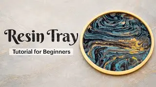 Resin Magic In Just 3 Minutes 😀😍 Learn How To Make a stunning Resin Tray 