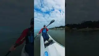 Mobile Bay - Fairhope Pier to Mayday Pier Timelapse #kayak #racepaddle