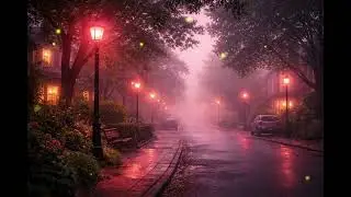 Deep Sleep Music with Rain 🌧️ Night Fog Ambience for Sleeping