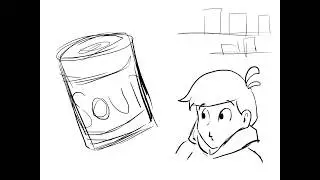 osomatsu goes shopping- Soup store animation