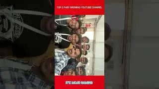 GARENA FREE FIRE  TOP 3 FAST GROWING YOUTUBE CHANNEL #shortsvideo