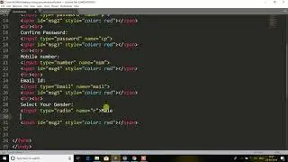 FORM tutorial using JAVASCRIPT with validation with simple code 2021 must watch🤩🤩💯💯
