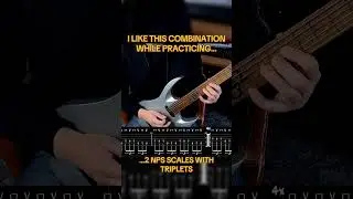 2 NPS scales as triplets 💪🏻🎸 #guitar #gitarre #guitarrista #guitarist #guitartabs #guitarlesson