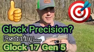 Glock'ы ТОЧНЫ! 👍 Даже без коллиматора! 😁 В комплекте Glock 17 Gen 5 (9 мм)