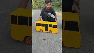 RC Homemade Bus Yellow se Red  Kardiya 😃😍
