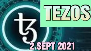 Tezos 2 sept 2021 price prediction, Crypto Shakeel, tezos today latest news & analysis update,