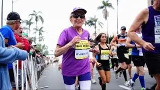 92-Year-Old Woman Runs INSPIRING Record Marathon