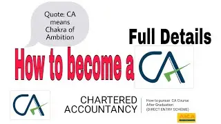 How to become a CA | CA कैसे बने?