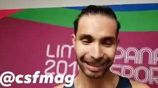 Federico Bruno haciendo un balance de su actuaci&oacute;n en Lima