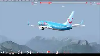 P3D v4 /Tuifly with Timelapse [ LOWI-EDNY ] Innsbruck-Friedrichshafen (IVAO) 737-800
