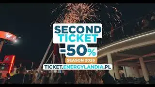 🎢 Double the excitement, second ticket -50%!