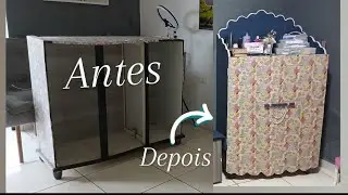 #Diy Restaurei uma parte de um guarda roupas de solteiro 