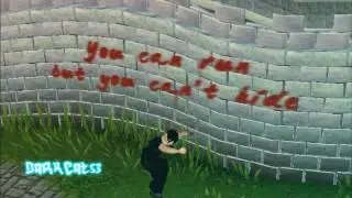 Entry for DaFuseBox's Competition (Horror Blood Text on Wall)