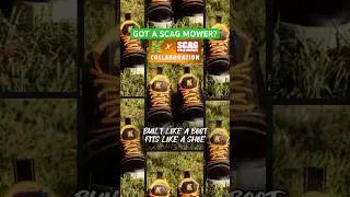 Kujo x Scag Power Equipment Yard Shoe Collab. #shorts #scag #lawncare