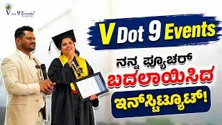 Graduation Day | Chandana Madam live | V Dot 9 Events India Institute @vdot9eventsindiainstitute