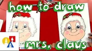 How To Draw Mrs Claus