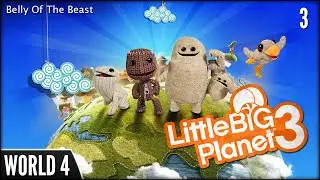 LittleBigPlanet 3 (PS4) - World 4 - Level 3: Belly Of The Beast