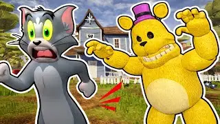 TomCatTN Plays -  Hello Neighbor Fredbear Mod