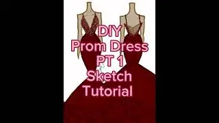 Sew with Lee | DIY Prom Dress Part 1: Sketching Your Design ✍🏽✨