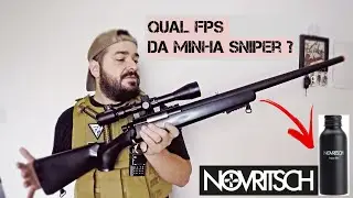 QUANTOS FPS TEM MINHA SNIPER COM AS BBS NOVRITSCH ? | AIRSOFT | FBAIRSOFT