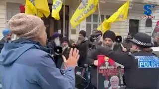The Sikh community in Britain held a significant demonstration in support of the Bangladeshi governm