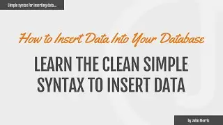 How to Insert Data Into Your Database Using MySQLi and PDO