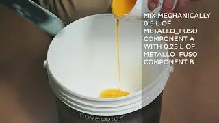 NOVACOLOR  METALLO FUSO OTTONE (BRASS)- ENGLISH VERSION