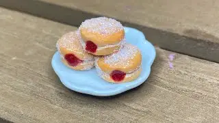 Jelly Donut diy (polymer clay miniature)