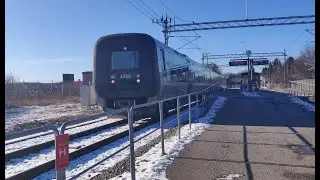 Tåg i Mörrum: Snö på spåren Del 1