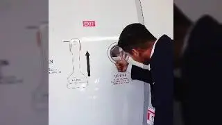 #A321 Aircraft Cabin Door Opening