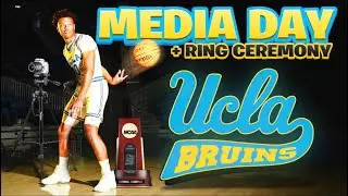 Behind The Scenes At Ucla Media Day! Final Four Rings Reveal!