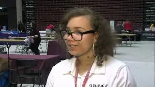 Local high school students take time to speak with college reps