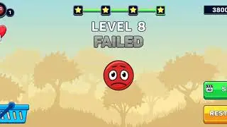 Red Ball level 5 6 7 8 9 10 Walkthrough Solution