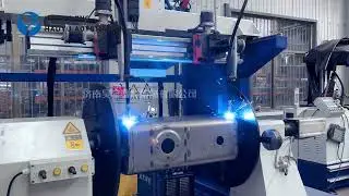 Iron fuel tank welding machine
