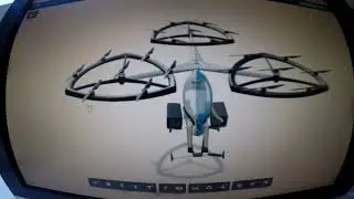 Hungarian full carbonfiber electrical drone project for personal transportation 2018