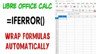 Bulk Insert IFERROR to Existing Formulas - Quick & Simple | LibreOffice Calc