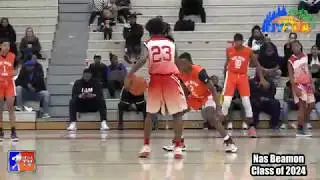 2024 Nas Beamon Highlights at NY2LA Generation Next Tip Off!