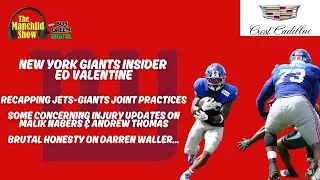 Giants Insider Recaps Jets Joint Practice, Concerning Injury Updates on Malik Nabers & Andrew Thomas