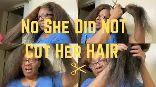 VLOG | Big Chop | Cutting Natural Long Hair | Cutting My Hair | Working From Home Full-Time