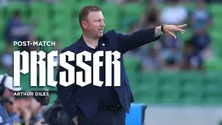 Arthur Diles | Press Conference | Melbourne Victory v Wellington Phoenix