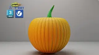 3ds Max Vray Tutorial In Tamil - Pumpkin Modeling