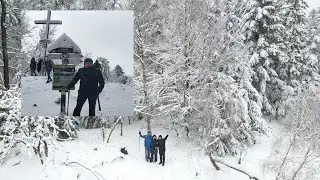 ŁYSICA 614m zimowe podejście Korona Gór Polski 2/28👑 (GÓRY ŚWIĘTOKRZYSKIE)