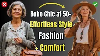 Boho Chic for Fabulous Over 50, 60 Women: Effortless Outfits for Every Occasion! | Fashion After 60