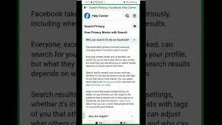 Who Can Search For You On Facebook #shortvideo  #facebook