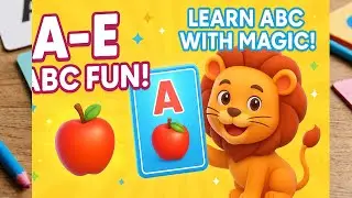 Learn A B C D E &ndash; Magic Flashcards for Kids | Fun Alphabet Song & Vocabulary!