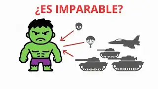 ¿Puede un Ejército Moderno Detener a Hulk? | Armas Reales vs Fuerza Bruta