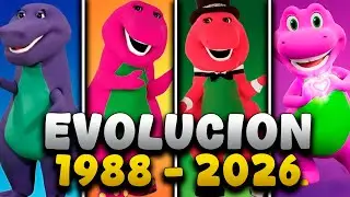 La EVOLUCIÓN de BARNEY a través de los años (1988–2024)