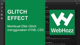 Belajar HTML CSS : Membuat Glitch Effect