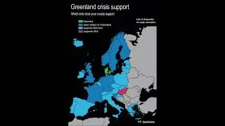 Who supports Denmark in the Greenland crisis?