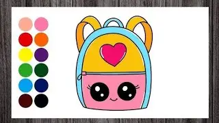 How to Draw a Cute Office Bag - Easy Step-by-Step for Kids!